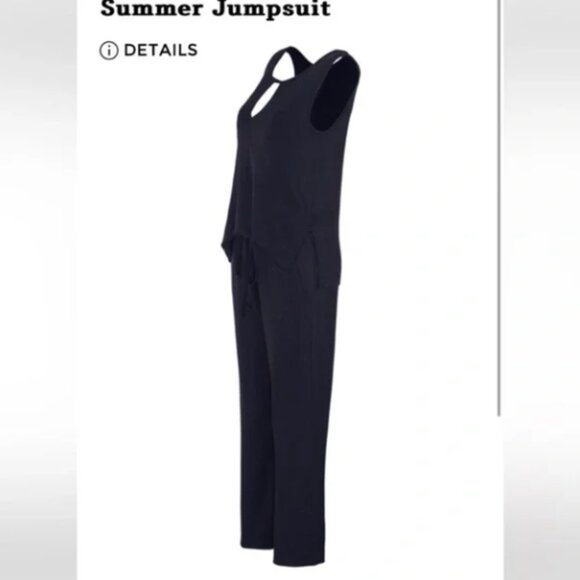 CAbi Summer Sleeveless Jumpsuit #5954 Navy Size: Small - Picture 4 of 10